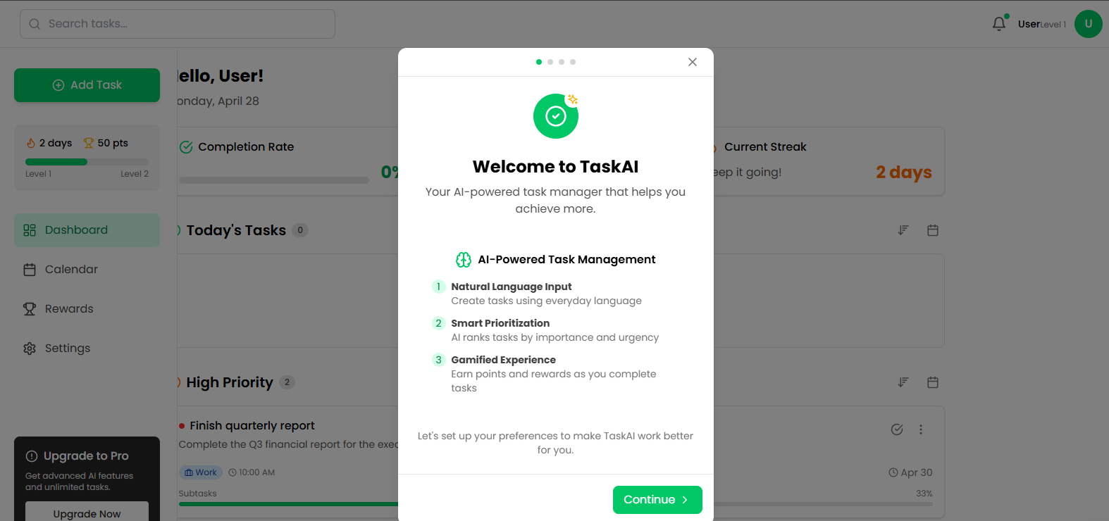 AI-Powered Task Manager